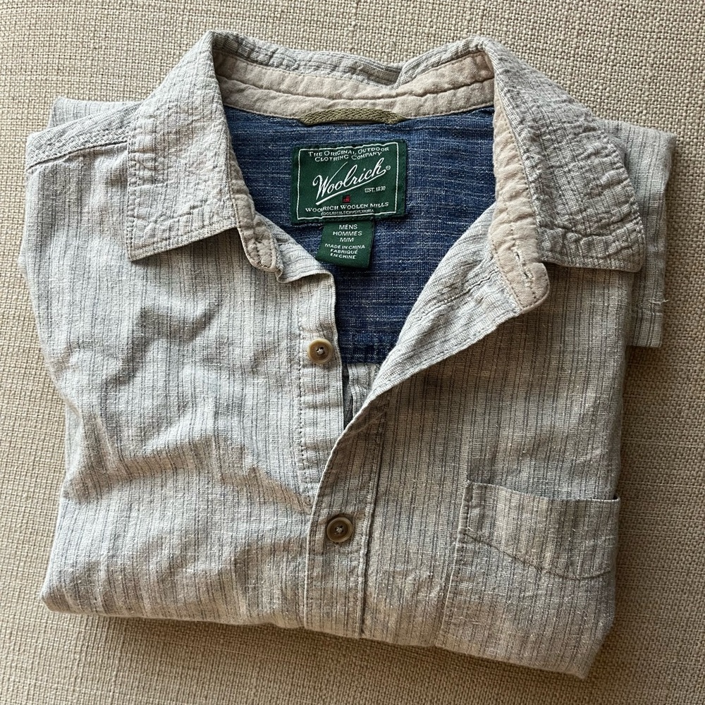 Woolrich Striped Button-up Shirt